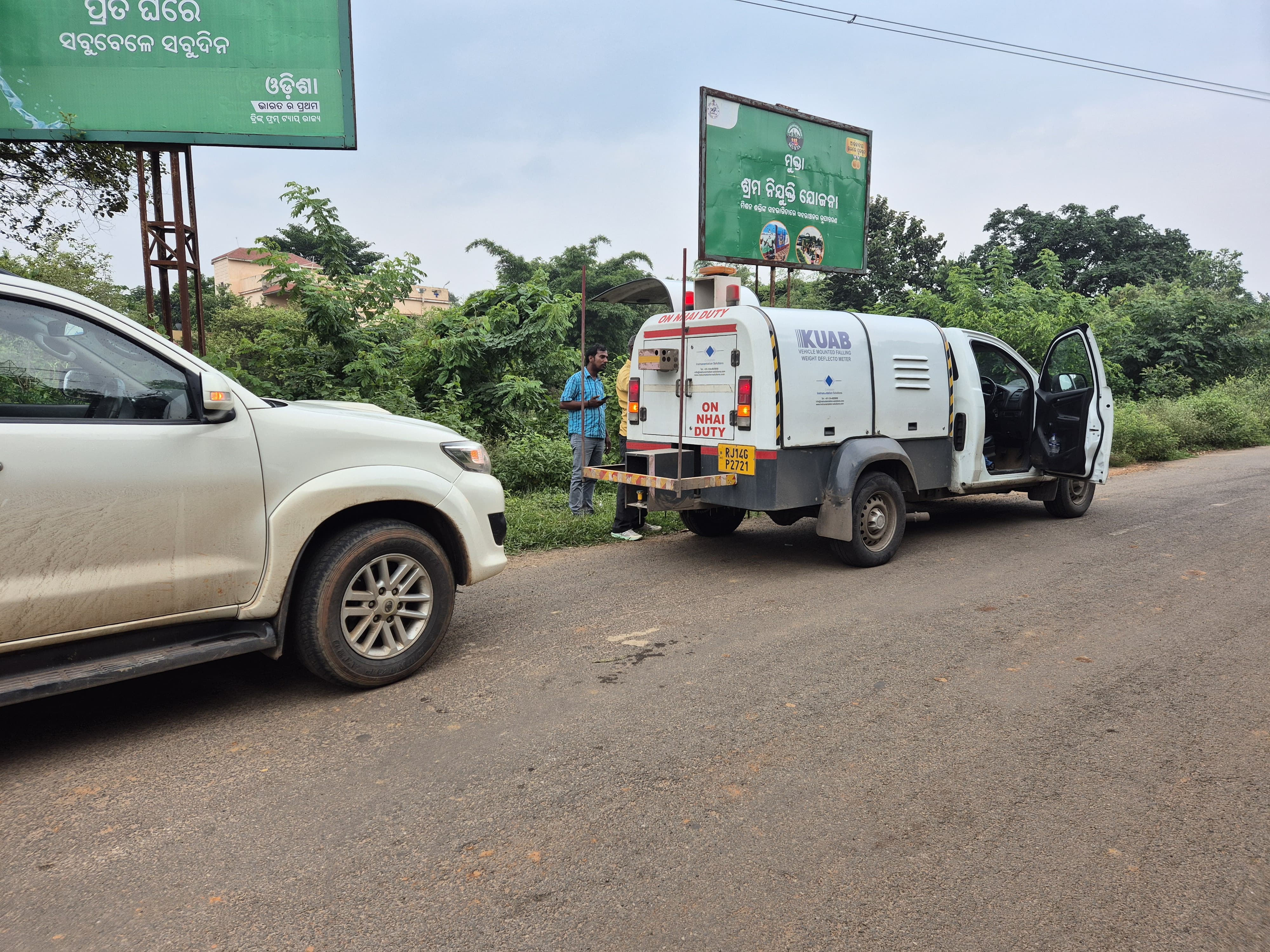 NHAI project vehicle